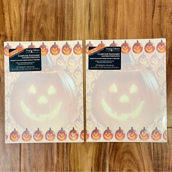 American Greetings Other - Vintage Designer Collection American Greetings Stationary Paper Pumpkins 50 ct